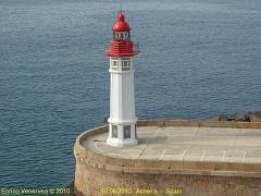 12 - Fanale rosso porto di Almeria - Spagna - Almeria's harbour red lantern - SPAIN